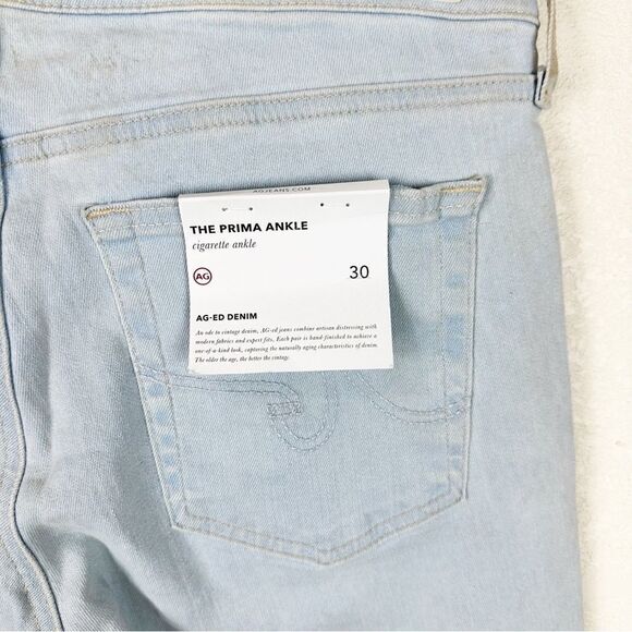 AG Prima Skinny Jeans Distressed Faded Size 30 - Picture 6 of 7